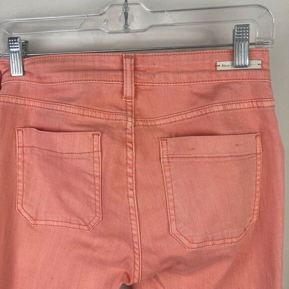 ANTHROPOLOGIE Pilcro High-Rise Skinny Jeans | ankle length pants | apricot | siz - Picture 5 of 10